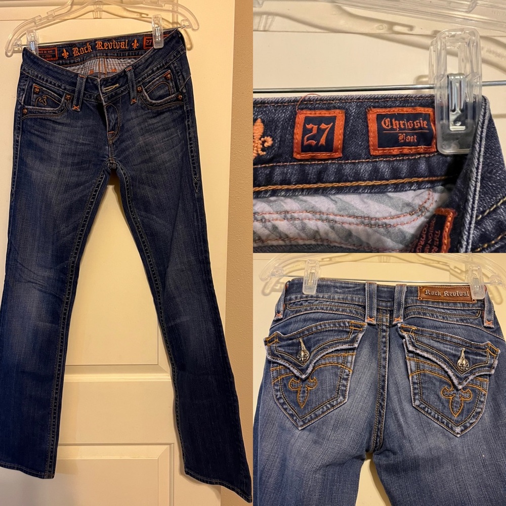 ROCK REVIVAL JEANS - Women’s Rock Revival Jeans Christie Cut 👖 Size 27